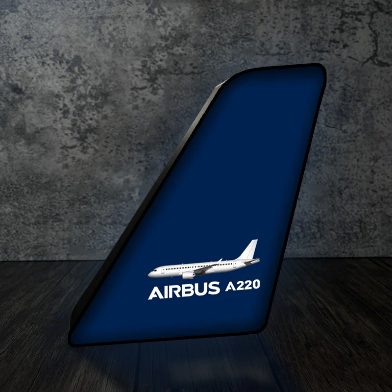 The Airbus A220 Designed Led Aircraft Tail & 3D Lamp - Image 8