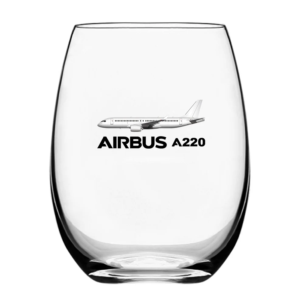 The Airbus A220 Designed Water & Drink Glasses - Image 2