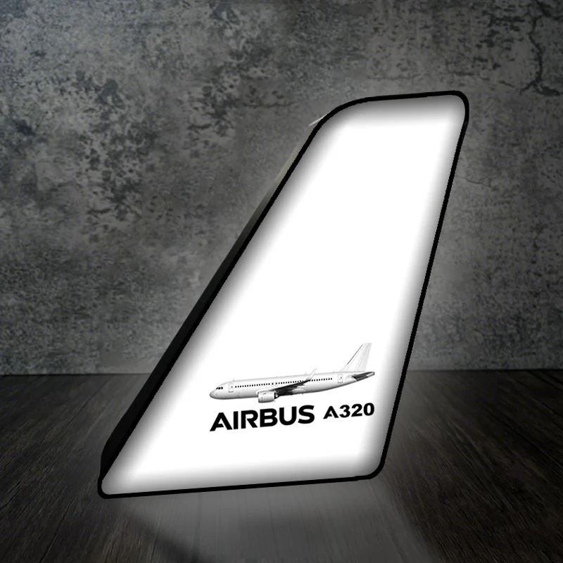 The Airbus A320 Designed Led Aircraft Tail & 3D Lamp - Image 2