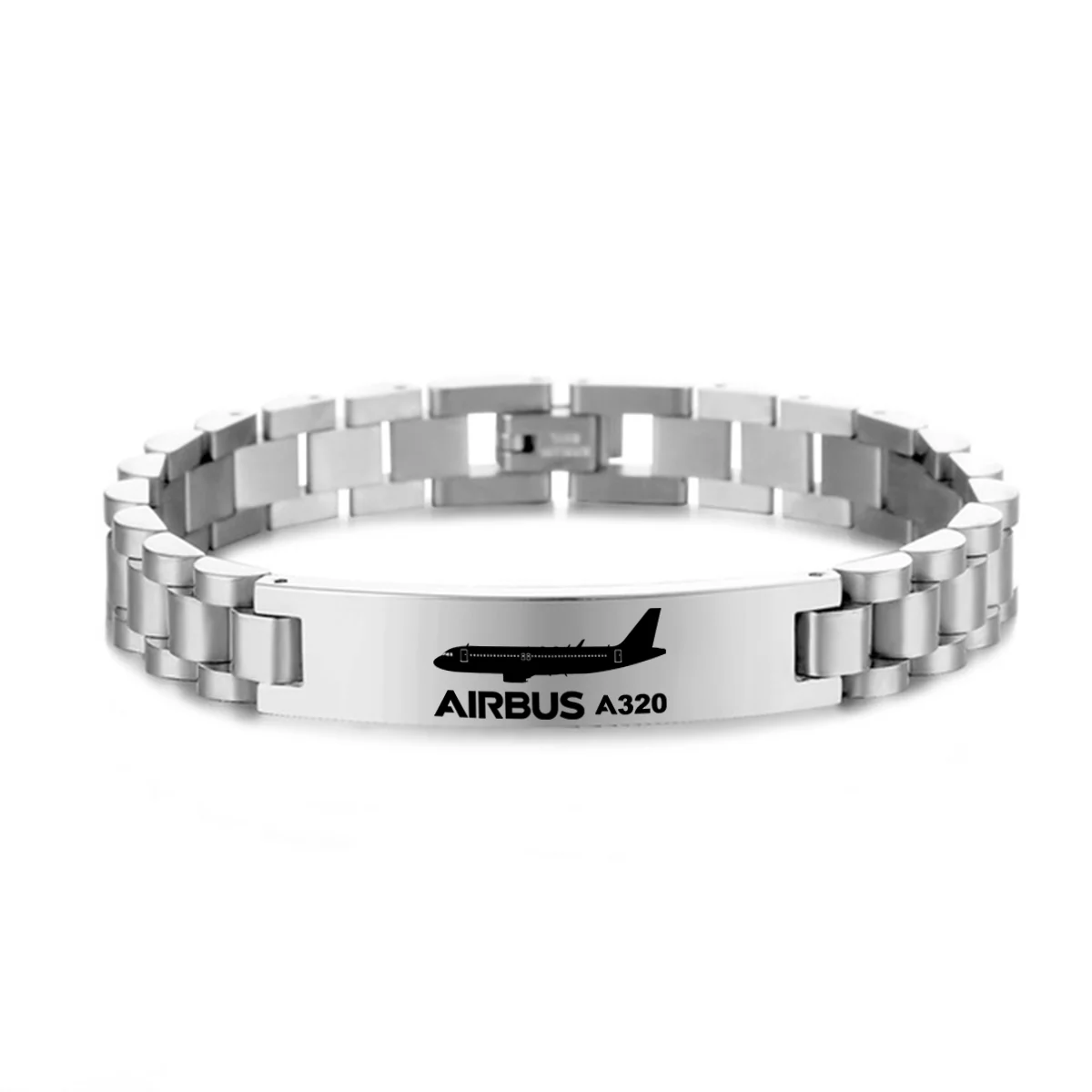 The Airbus A320 Designed Stainless Steel Chain Bracelets - Image 2