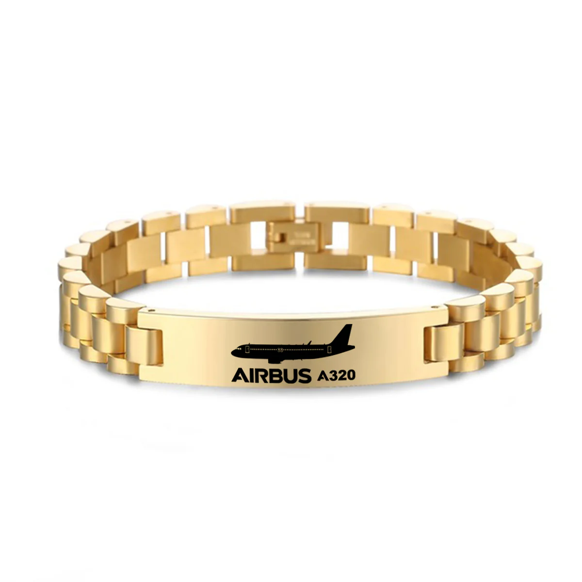 The Airbus A320 Designed Stainless Steel Chain Bracelets - Image 4
