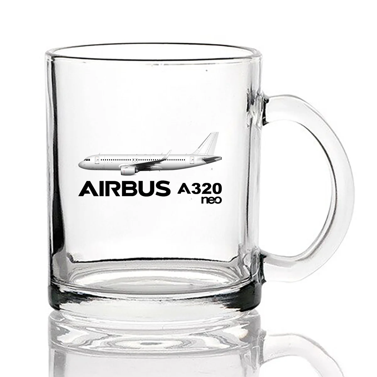 The Airbus A320Neo Designed Coffee & Tea Glasses - Image 2