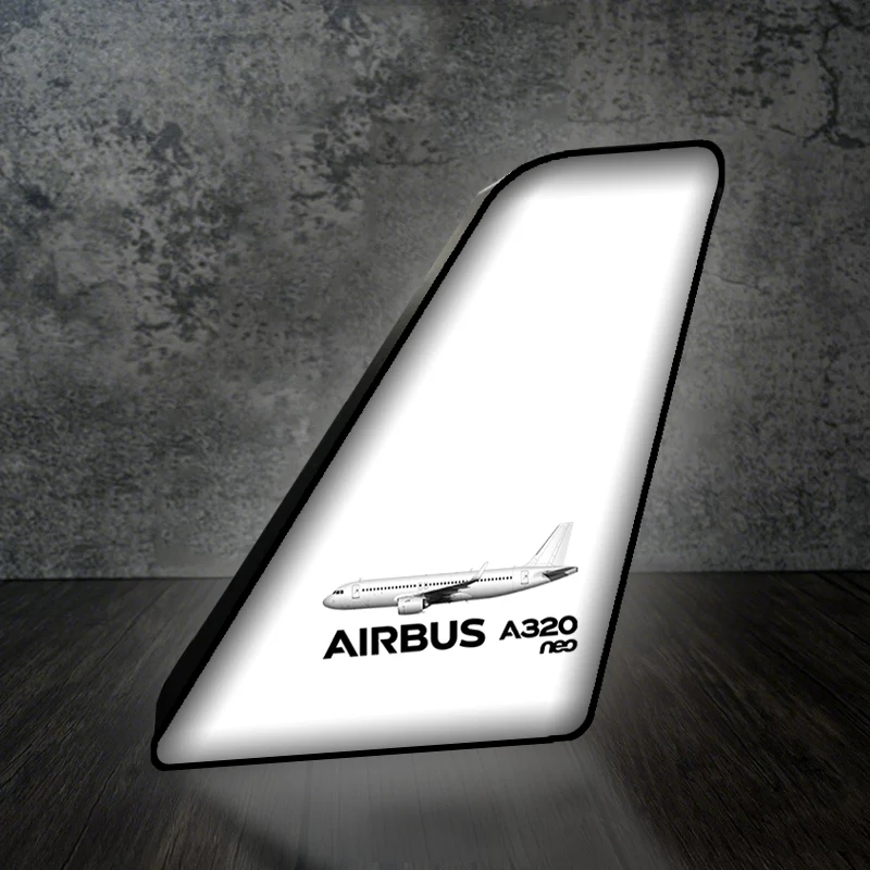 The Airbus A320Neo Designed Led Aircraft Tail & 3D Lamp - Image 2