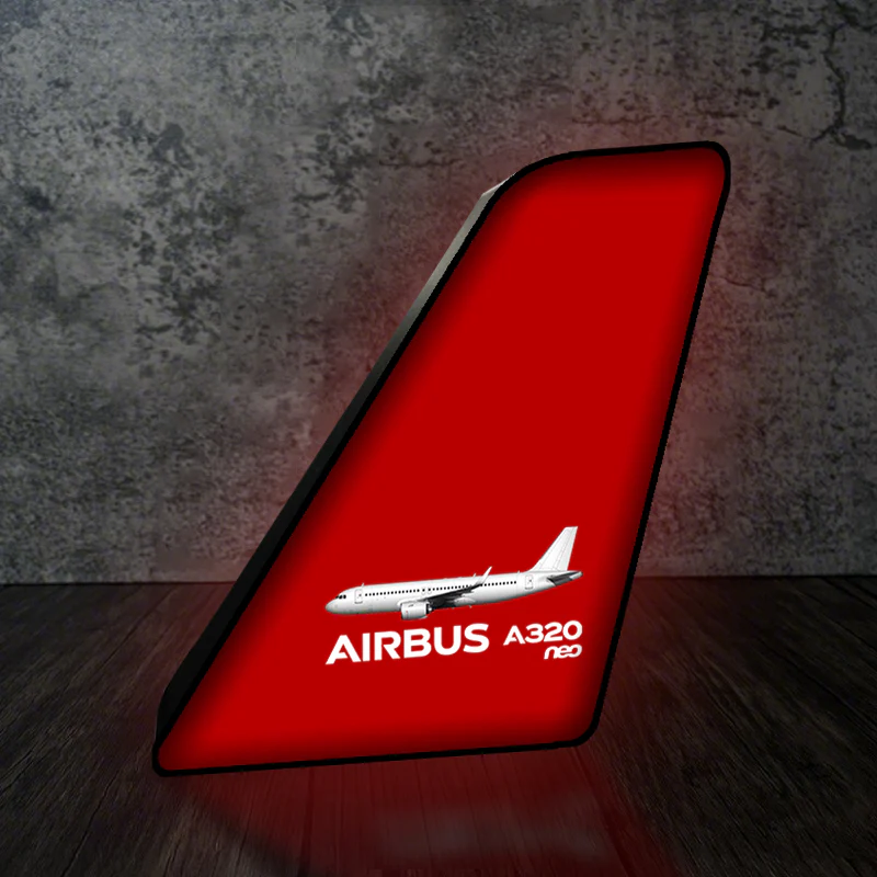 The Airbus A320Neo Designed Led Aircraft Tail & 3D Lamp - Image 4