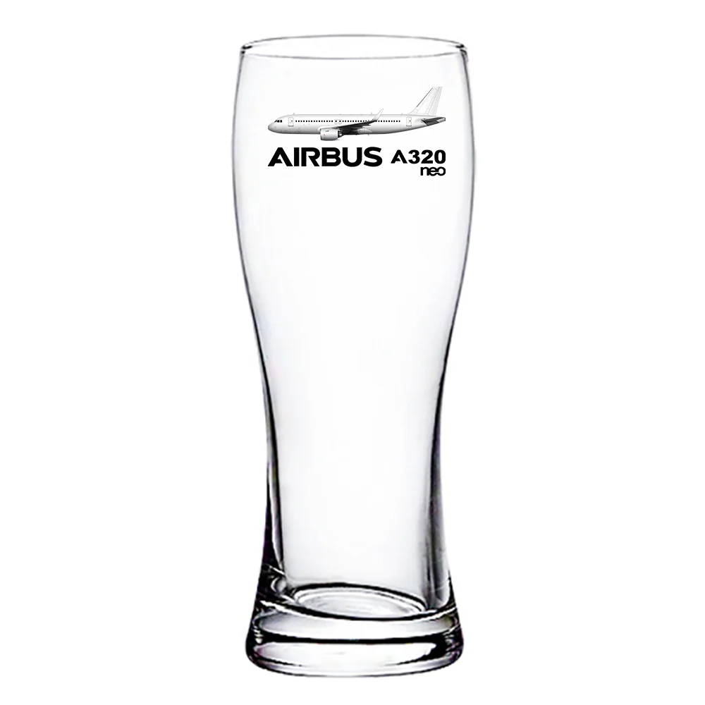 The Airbus A320Neo Designed Pilsner Beer Glasses - Image 2