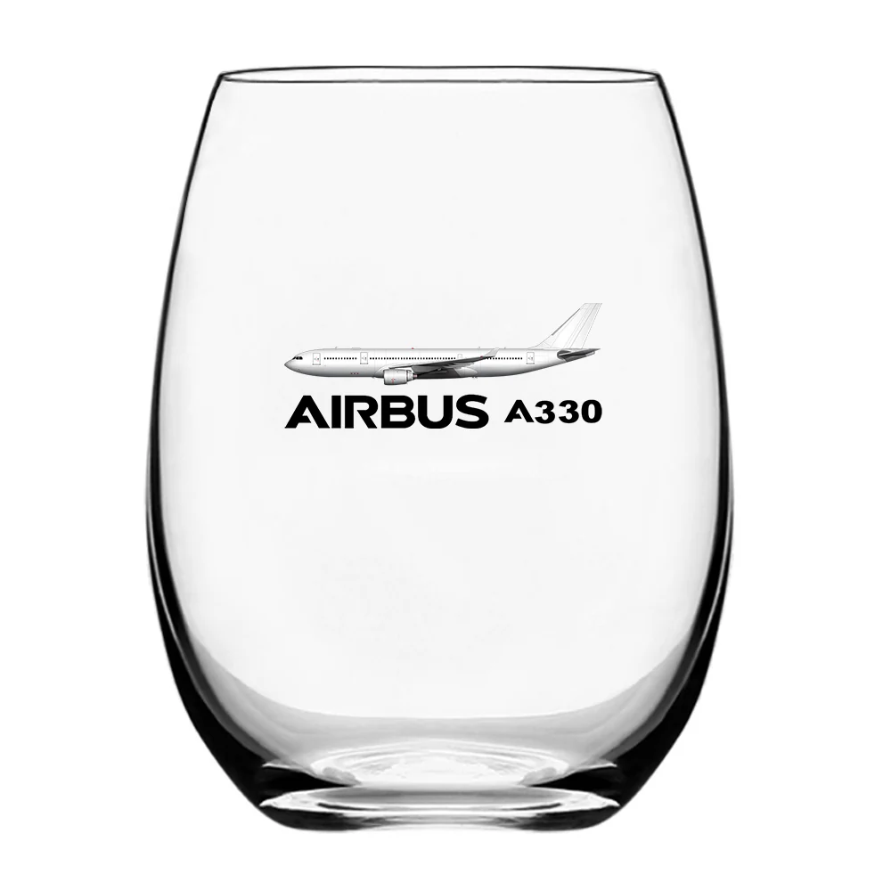 The Airbus A330 Designed Water & Drink Glasses - Image 2