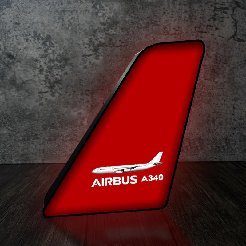 The Airbus A340 Designed Led Aircraft Tail & 3D Lamp - Image 4