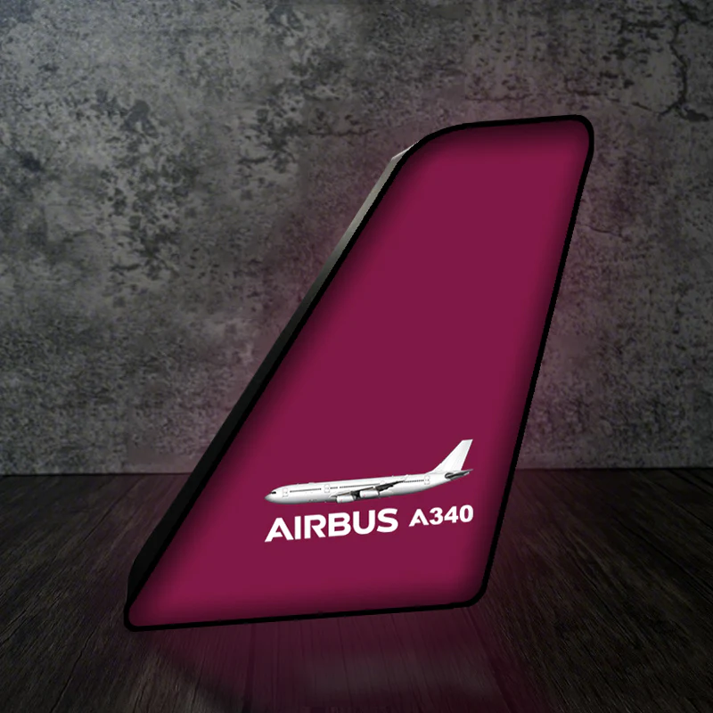 The Airbus A340 Designed Led Aircraft Tail & 3D Lamp - Image 9