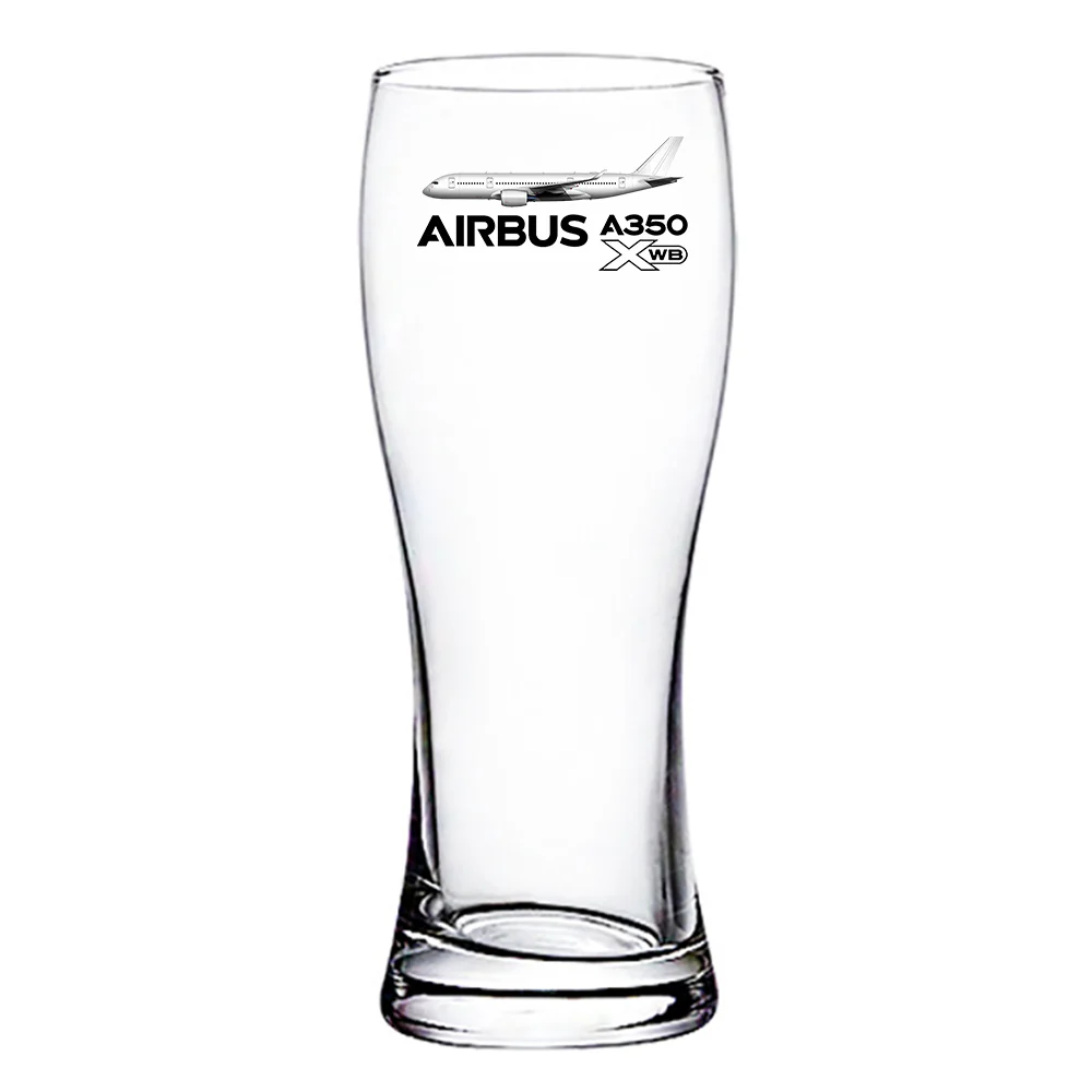 The Airbus A350 WXB Designed Pilsner Beer Glasses - Image 2