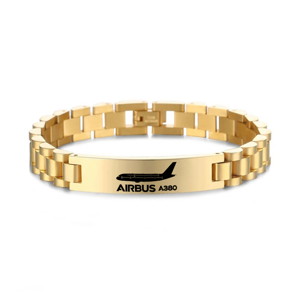 The Airbus A380 Designed Stainless Steel Chain Bracelets - Image 4