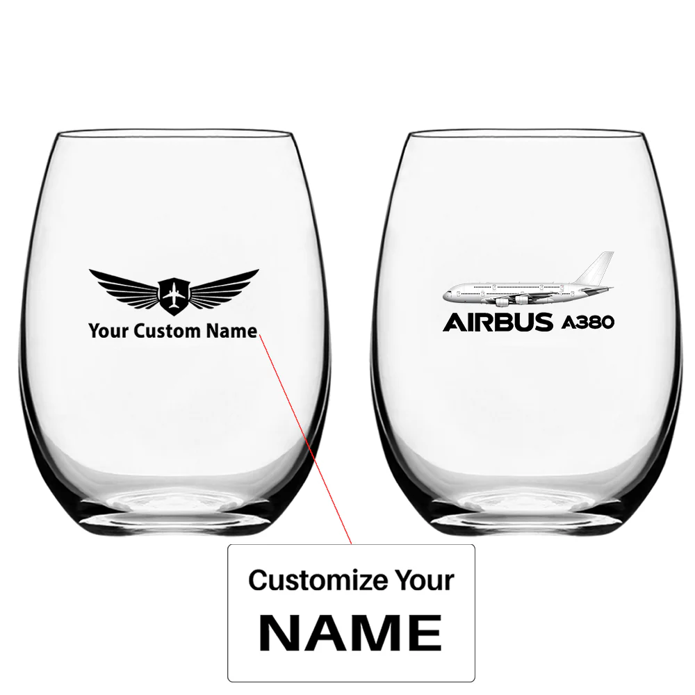 The Airbus A380 Designed Water & Drink Glasses