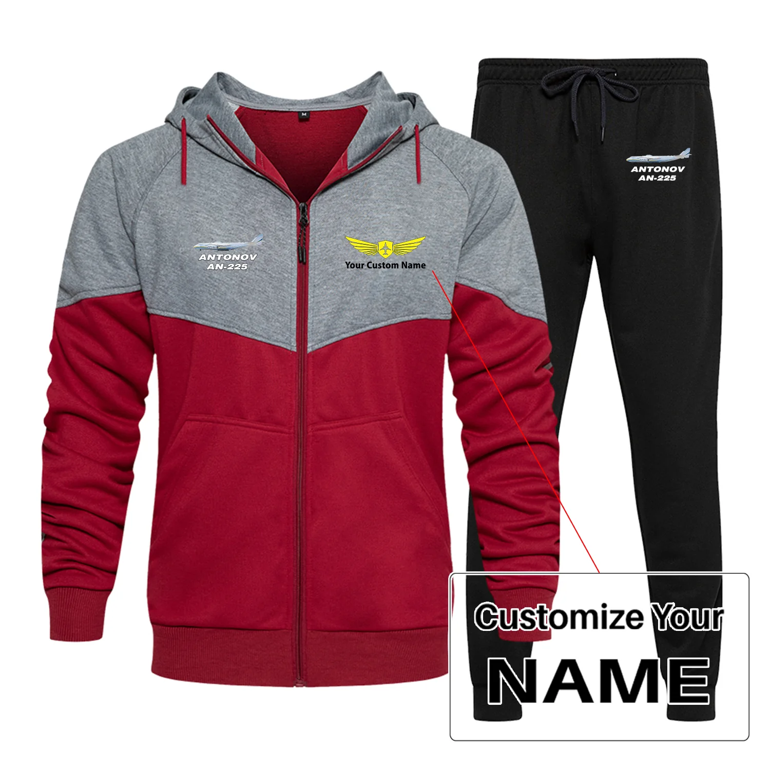 The Antonov AN-225 Designed Colourful Z. Hoodies & Sweatpants - Image 5