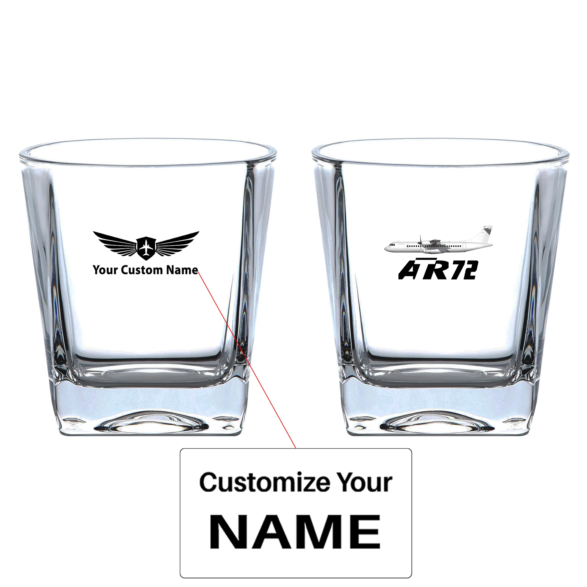 The ATR72 Designed Whiskey Glass