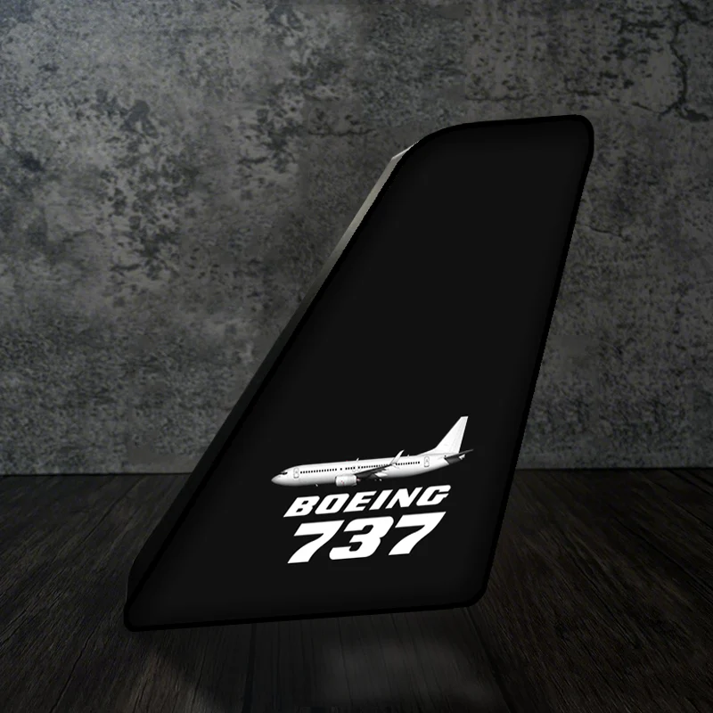 The Boeing 737 Designed Led Aircraft Tail & 3D Lamp