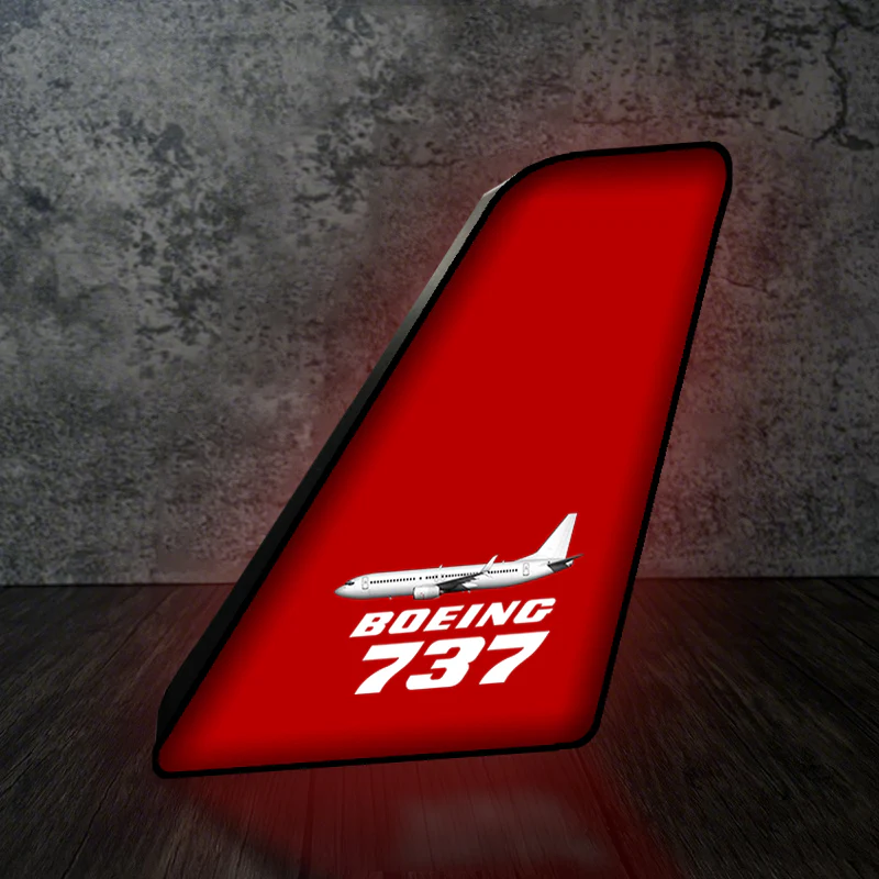 The Boeing 737 Designed Led Aircraft Tail & 3D Lamp - Image 4