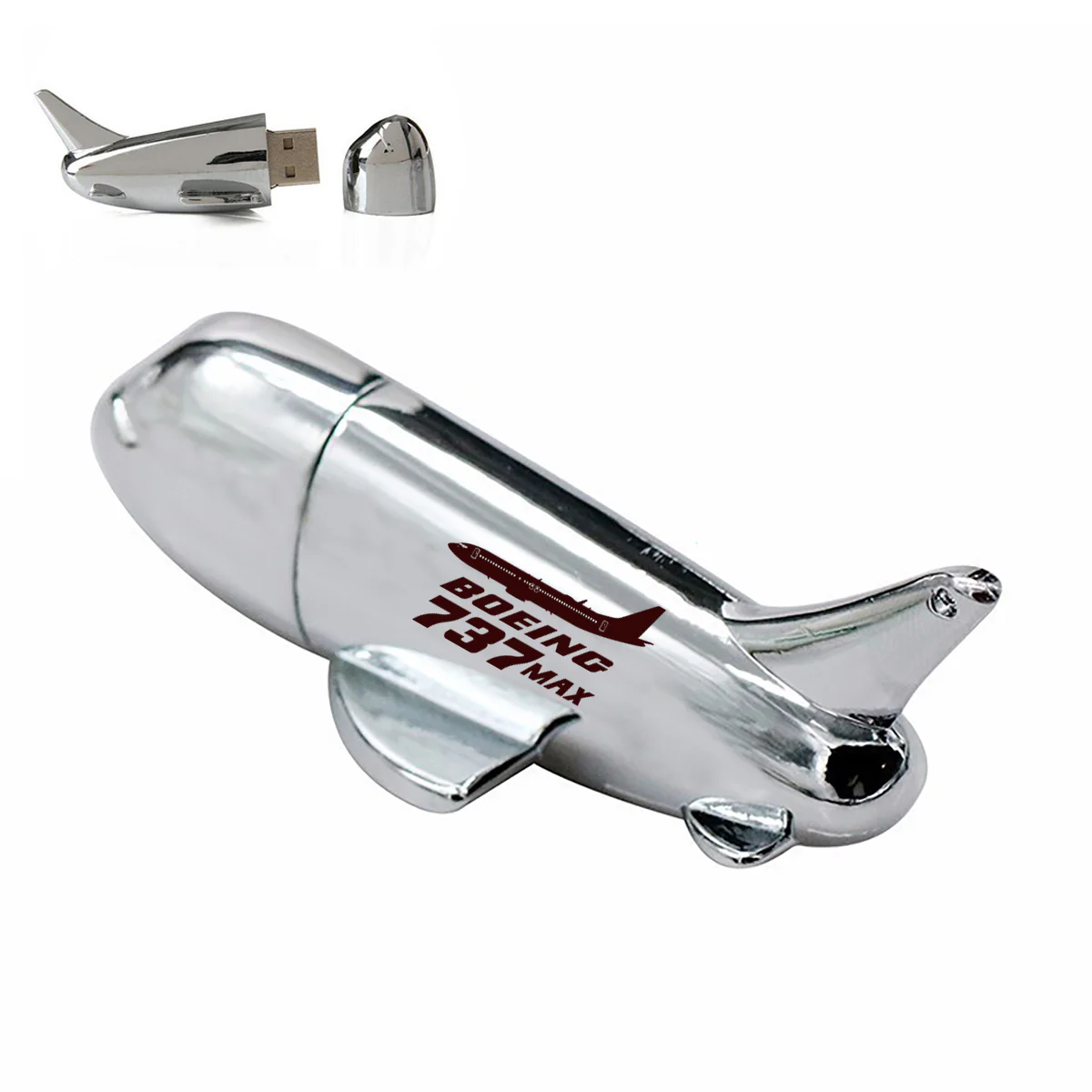 The Boeing 737Max Designed Airplane Shape USB Drives - Image 2