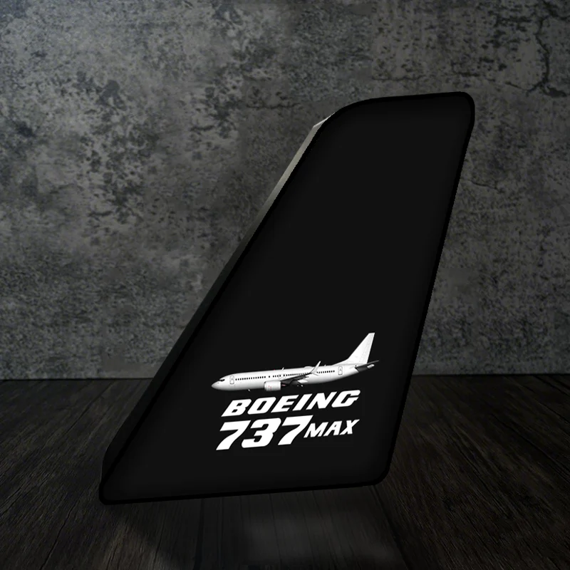 The Boeing 737Max Designed Led Aircraft Tail & 3D Lamp