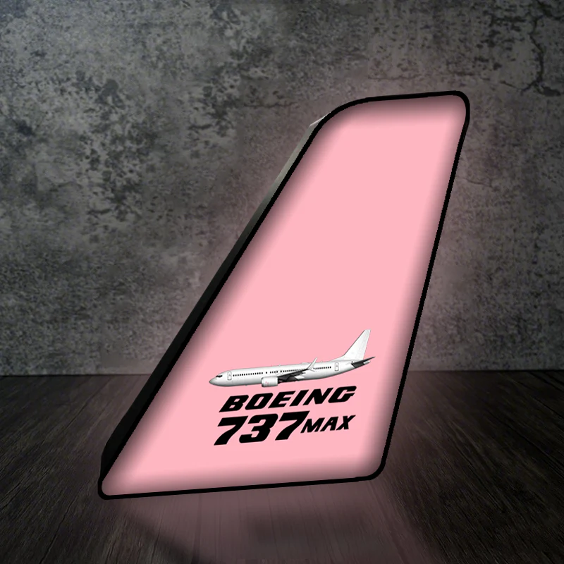 The Boeing 737Max Designed Led Aircraft Tail & 3D Lamp - Image 5