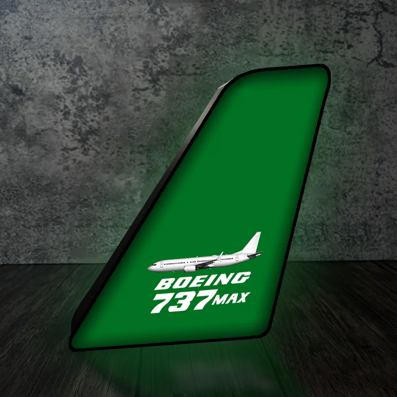 The Boeing 737Max Designed Led Aircraft Tail & 3D Lamp - Image 7