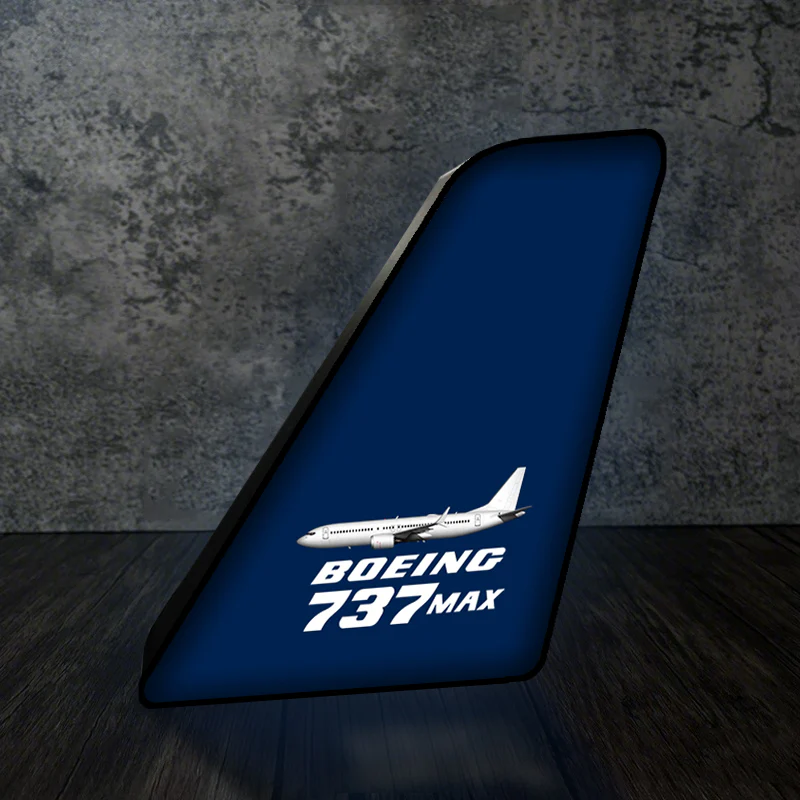 The Boeing 737Max Designed Led Aircraft Tail & 3D Lamp - Image 8