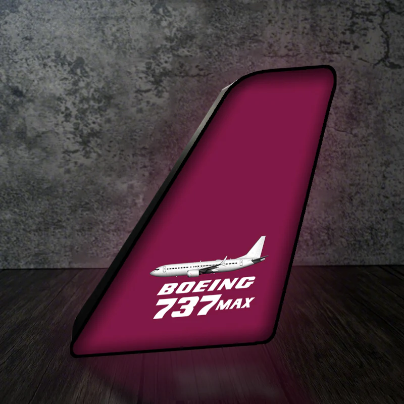 The Boeing 737Max Designed Led Aircraft Tail & 3D Lamp - Image 9