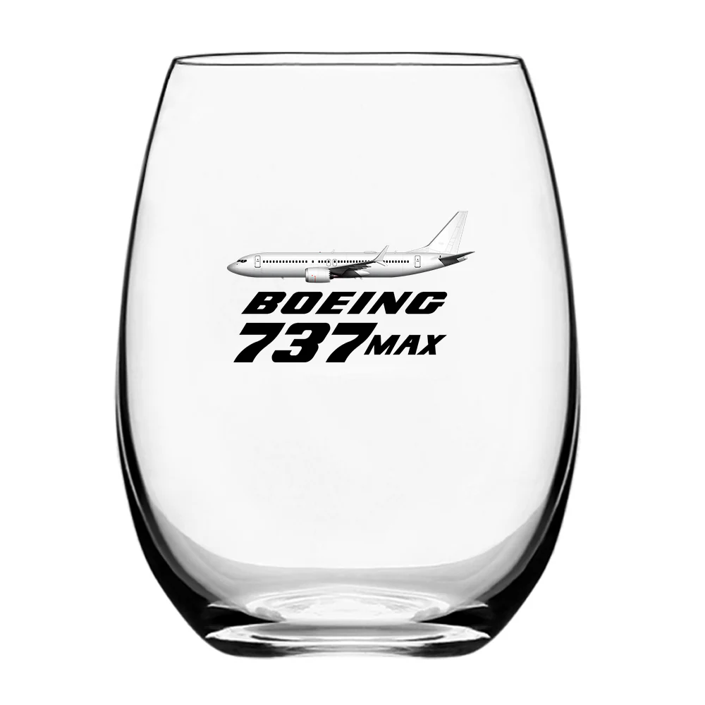 The Boeing 737Max Designed Water & Drink Glasses - Image 2