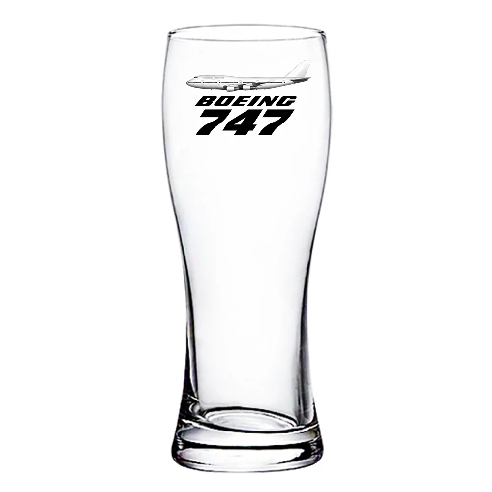 The Boeing 747 Designed Pilsner Beer Glasses - Image 2
