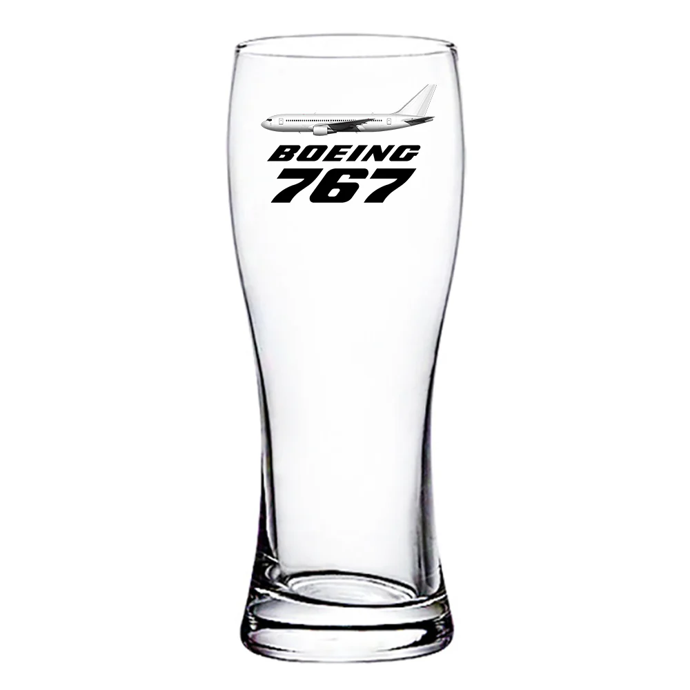 The Boeing 767 Designed Pilsner Beer Glasses - Image 2