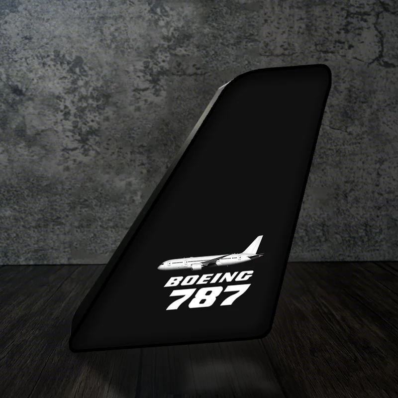 The Boeing 787 Designed Led Aircraft Tail & 3D Lamp