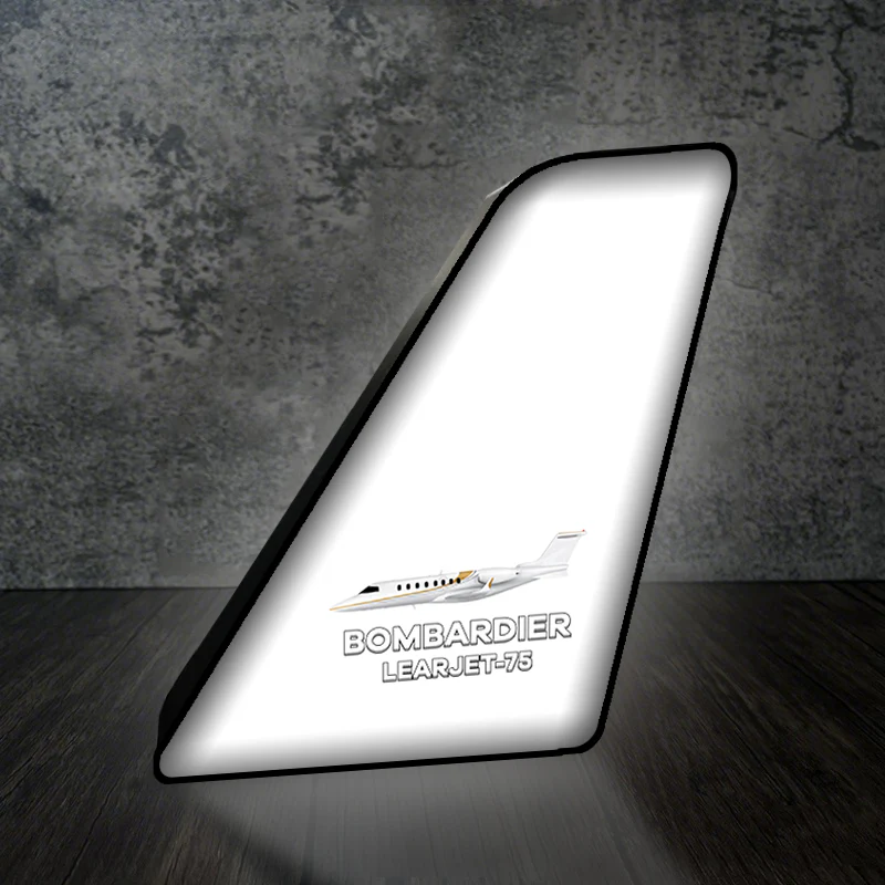 The Bombardier Learjet 75 Designed Led Aircraft Tail & 3D Lamp - Image 2