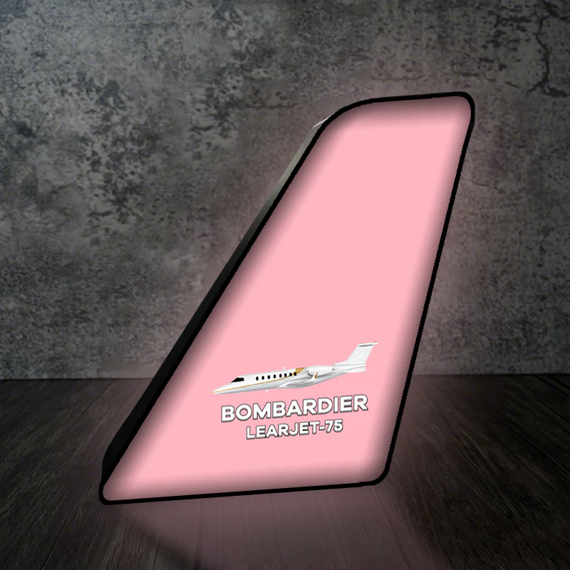 The Bombardier Learjet 75 Designed Led Aircraft Tail & 3D Lamp - Image 5