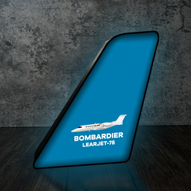 The Bombardier Learjet 75 Designed Led Aircraft Tail & 3D Lamp - Image 6