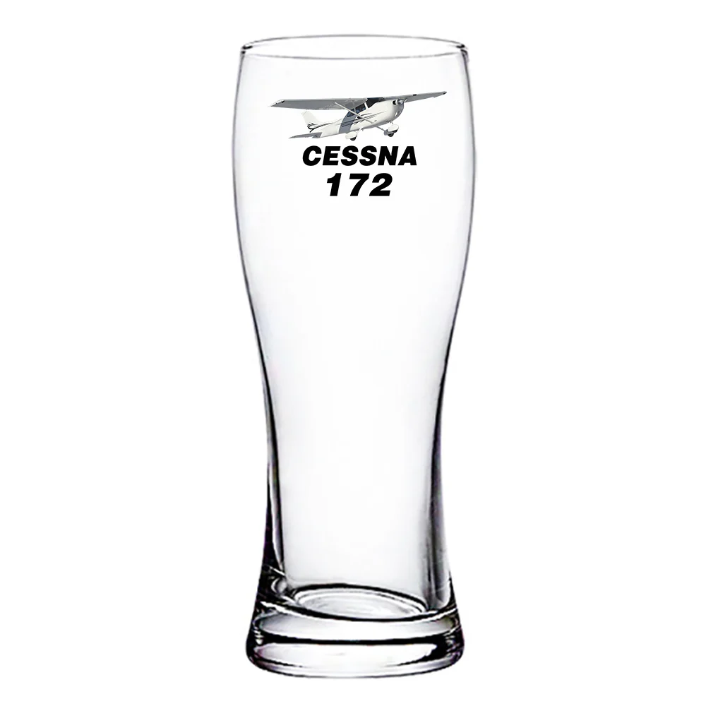 The Cessna 172 Designed Pilsner Beer Glasses - Image 2