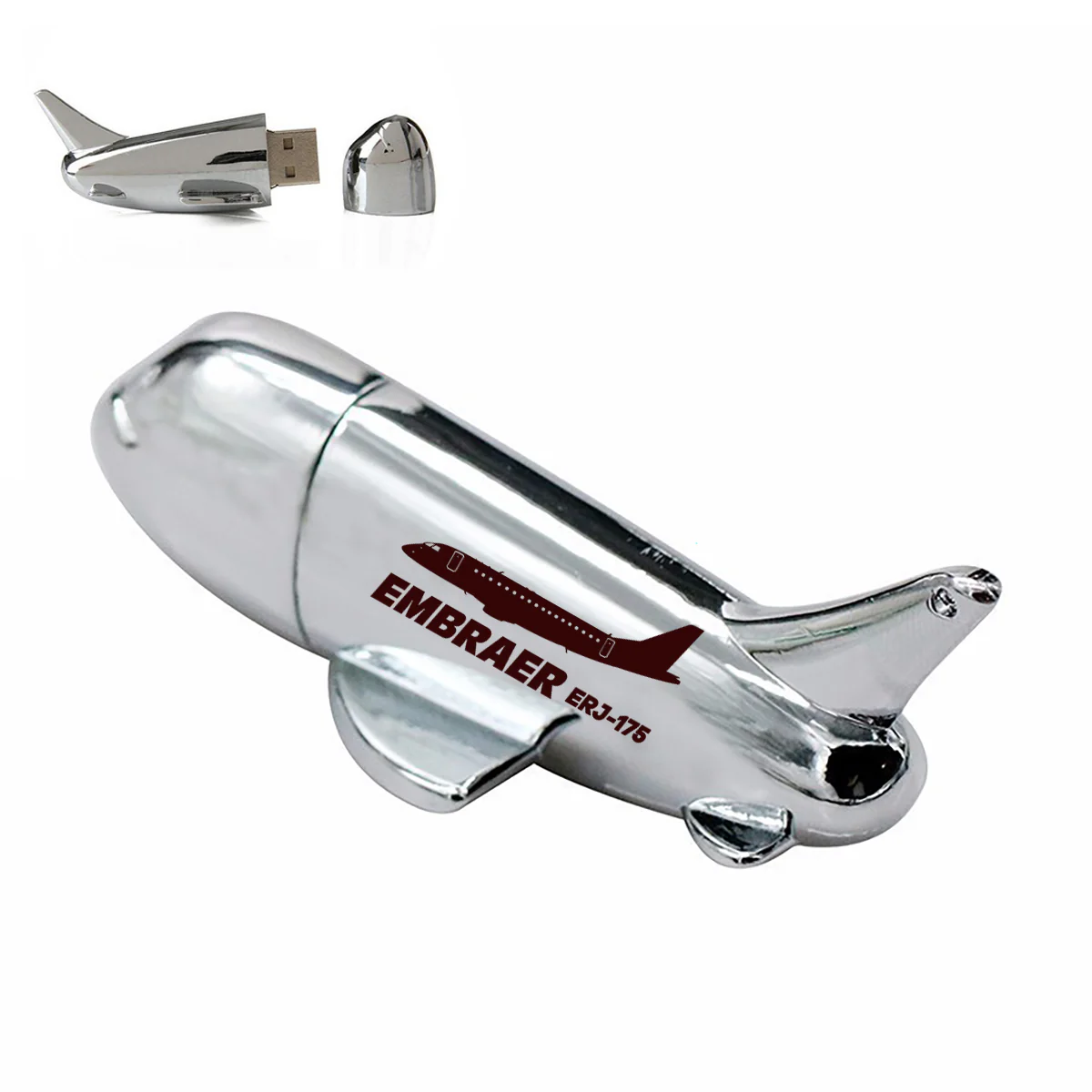 The Embraer ERJ-175 Designed Airplane Shape USB Drives - Image 2