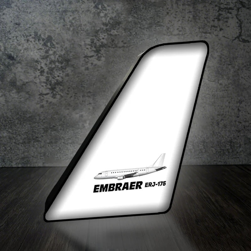 The Embraer ERJ-175 Designed Led Aircraft Tail & 3D Lamp - Image 2
