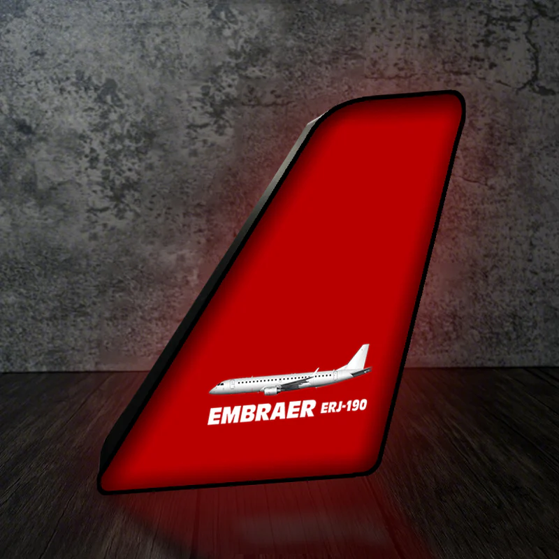The Embraer ERJ-190 Designed Led Aircraft Tail & 3D Lamp - Image 4