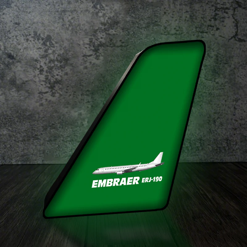 The Embraer ERJ-190 Designed Led Aircraft Tail & 3D Lamp - Image 7