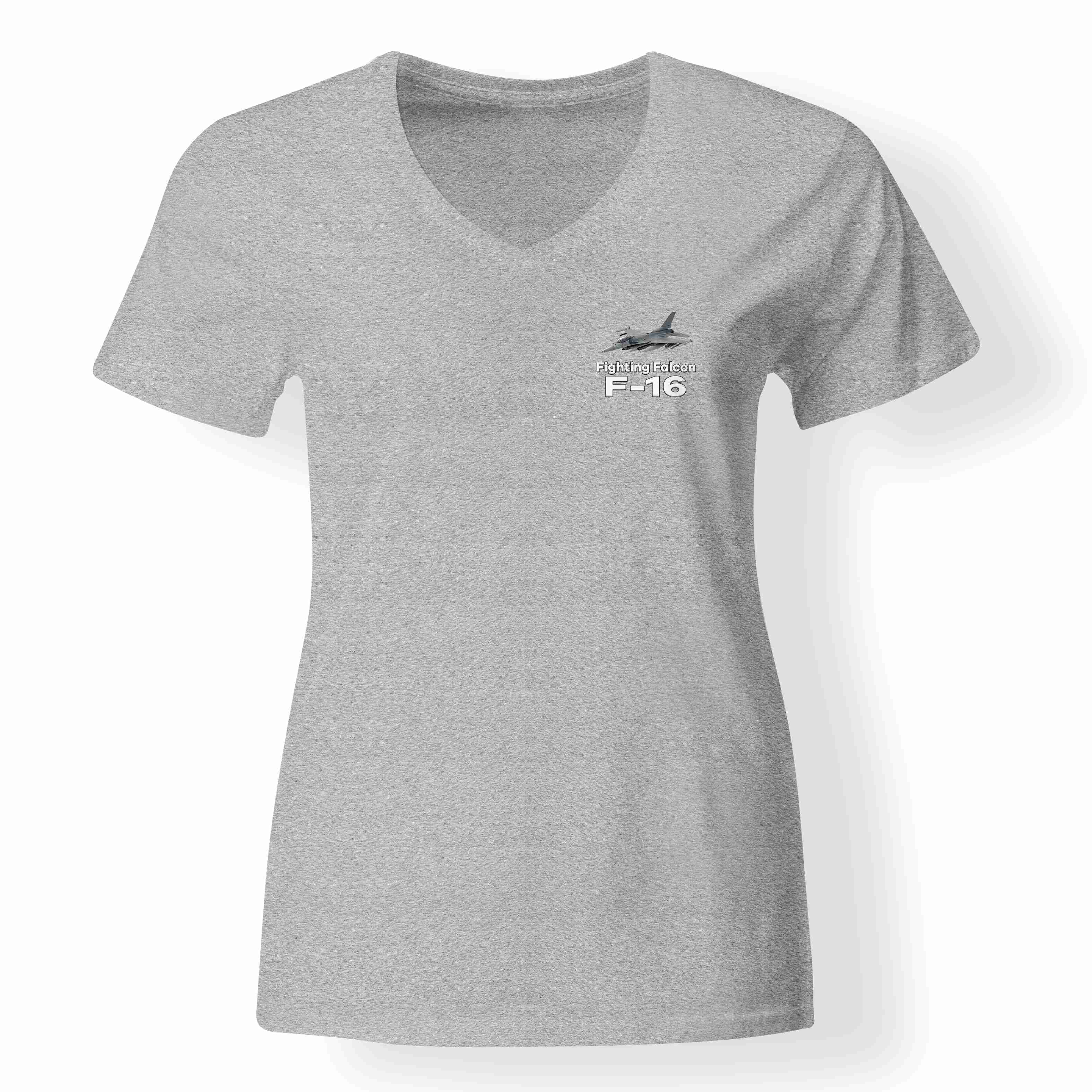 The Fighter Jet 16 Designed V-Neck T-Shirts - Image 16