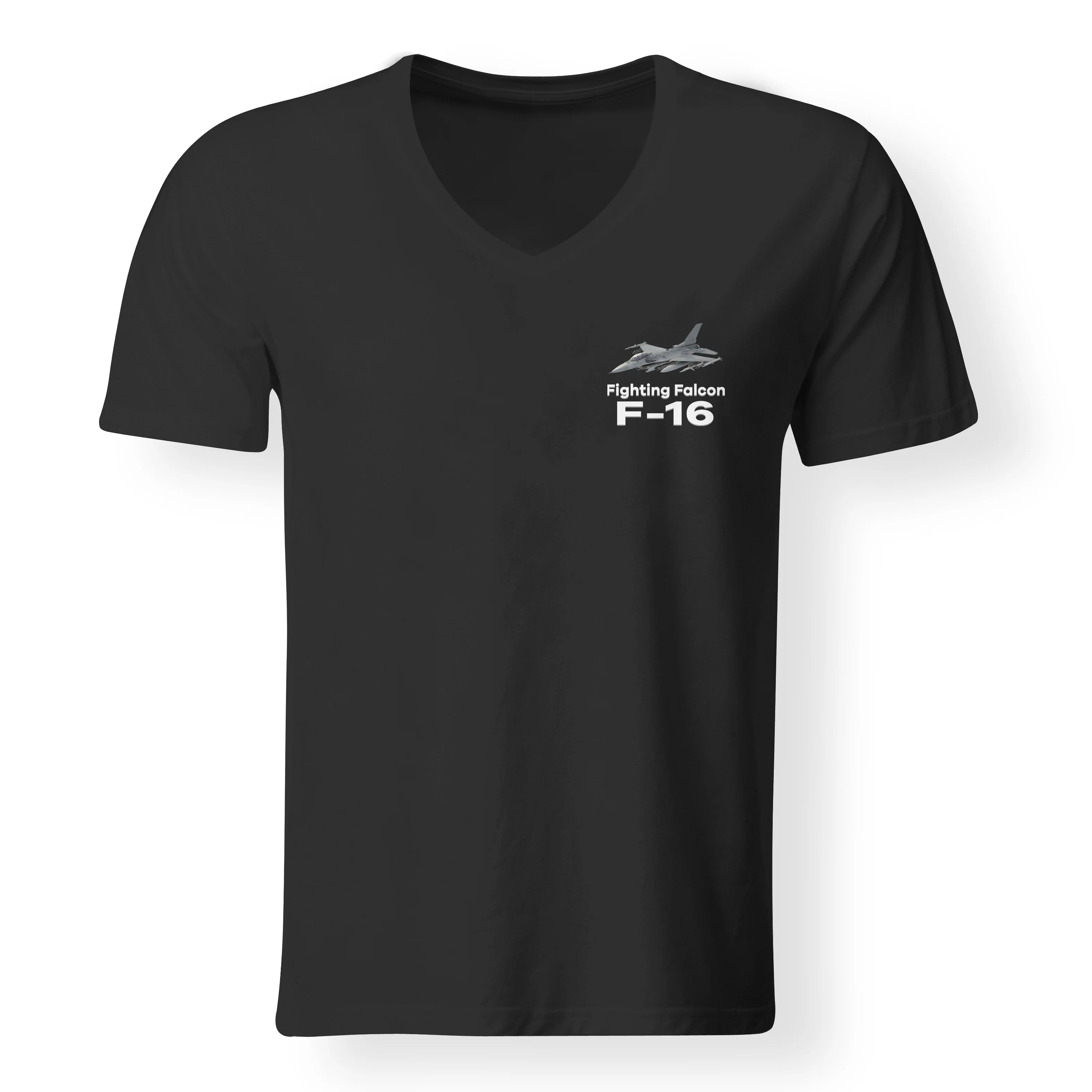 The Fighter Jet 16 Designed V-Neck T-Shirts - Image 3