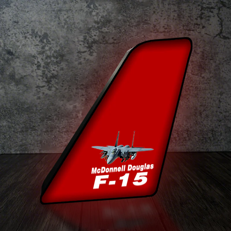 The McDonnell Douglas F15 Designed Led Aircraft Tail & 3D Lamp - Image 4
