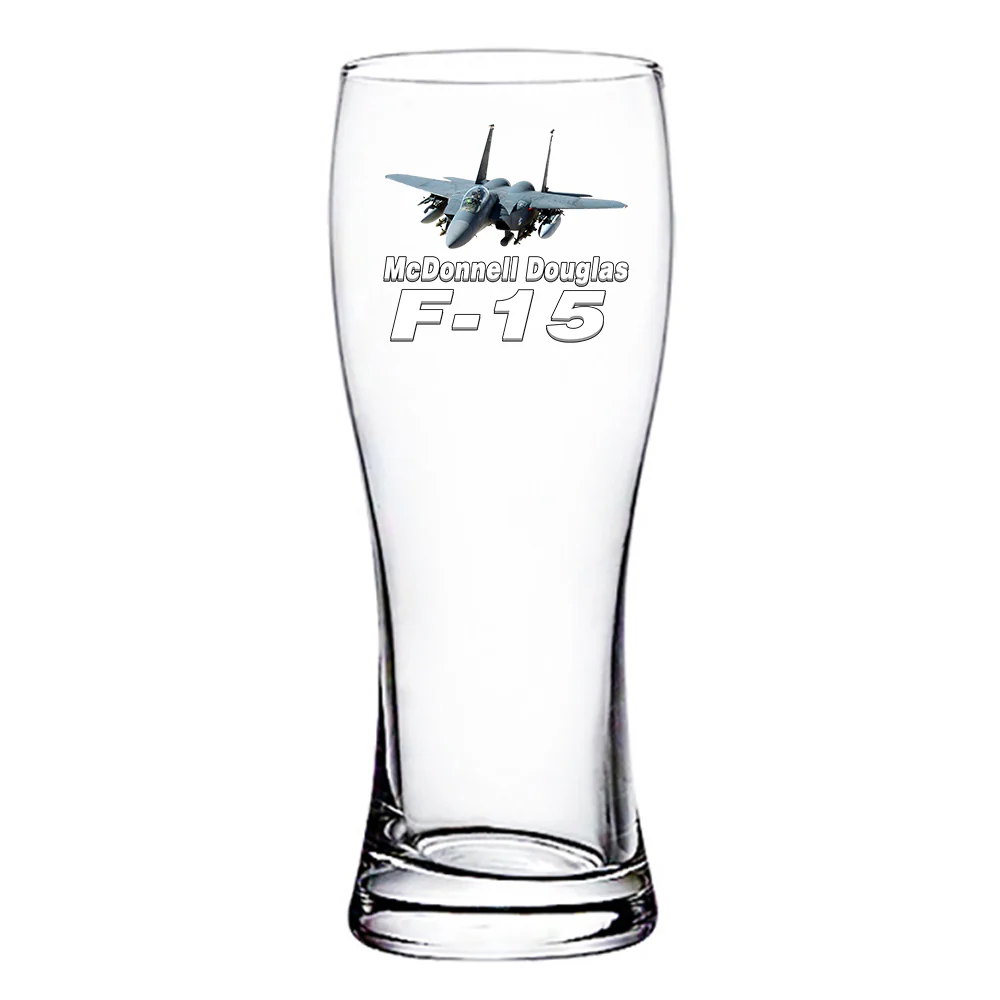 The McDonnell Douglas F15 Designed Pilsner Beer Glasses - Image 2