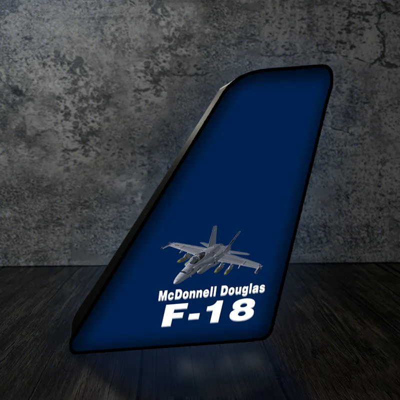 The McDonnell Douglas F18 Designed Led Aircraft Tail & 3D Lamp - Image 8