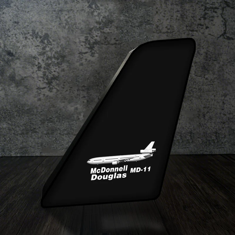 The McDonnell Douglas MD-11 Designed Led Aircraft Tail & 3D Lamp