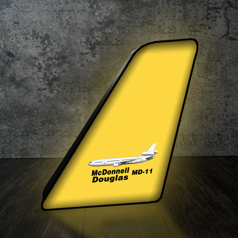 The McDonnell Douglas MD-11 Designed Led Aircraft Tail & 3D Lamp - Image 3