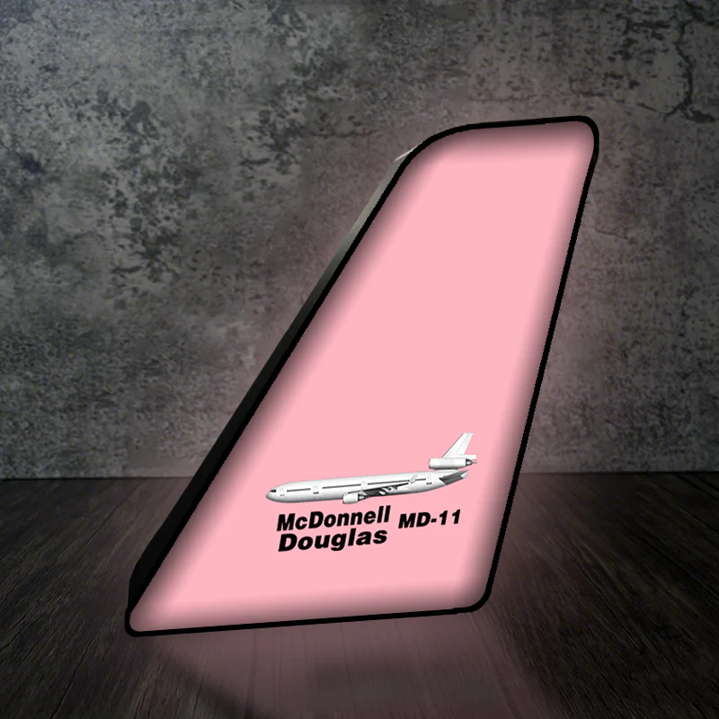 The McDonnell Douglas MD-11 Designed Led Aircraft Tail & 3D Lamp - Image 5
