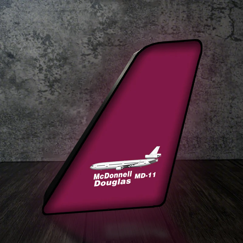 The McDonnell Douglas MD-11 Designed Led Aircraft Tail & 3D Lamp - Image 9
