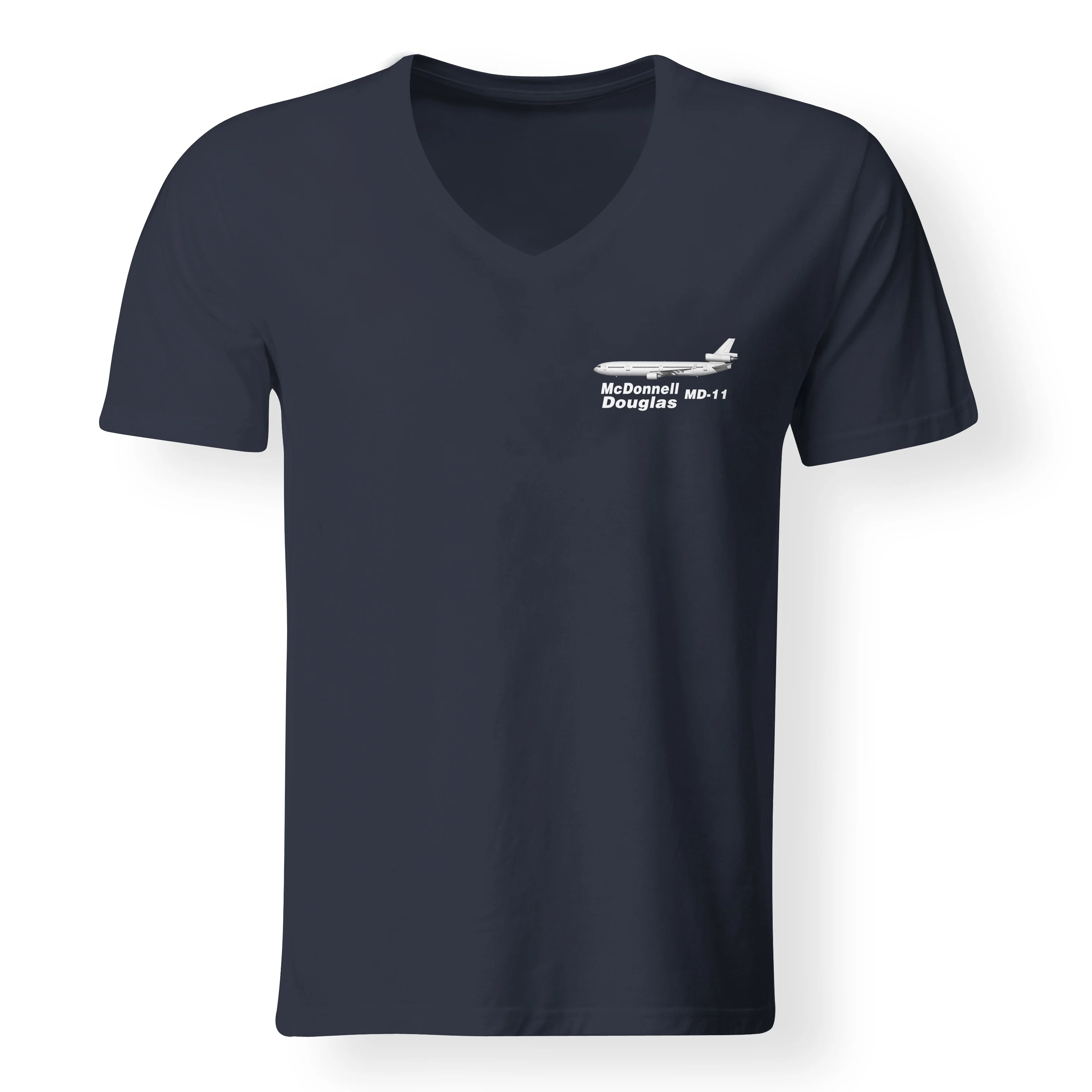 The McDonnell Douglas MD-11 Designed V-Neck T-Shirts - Image 11