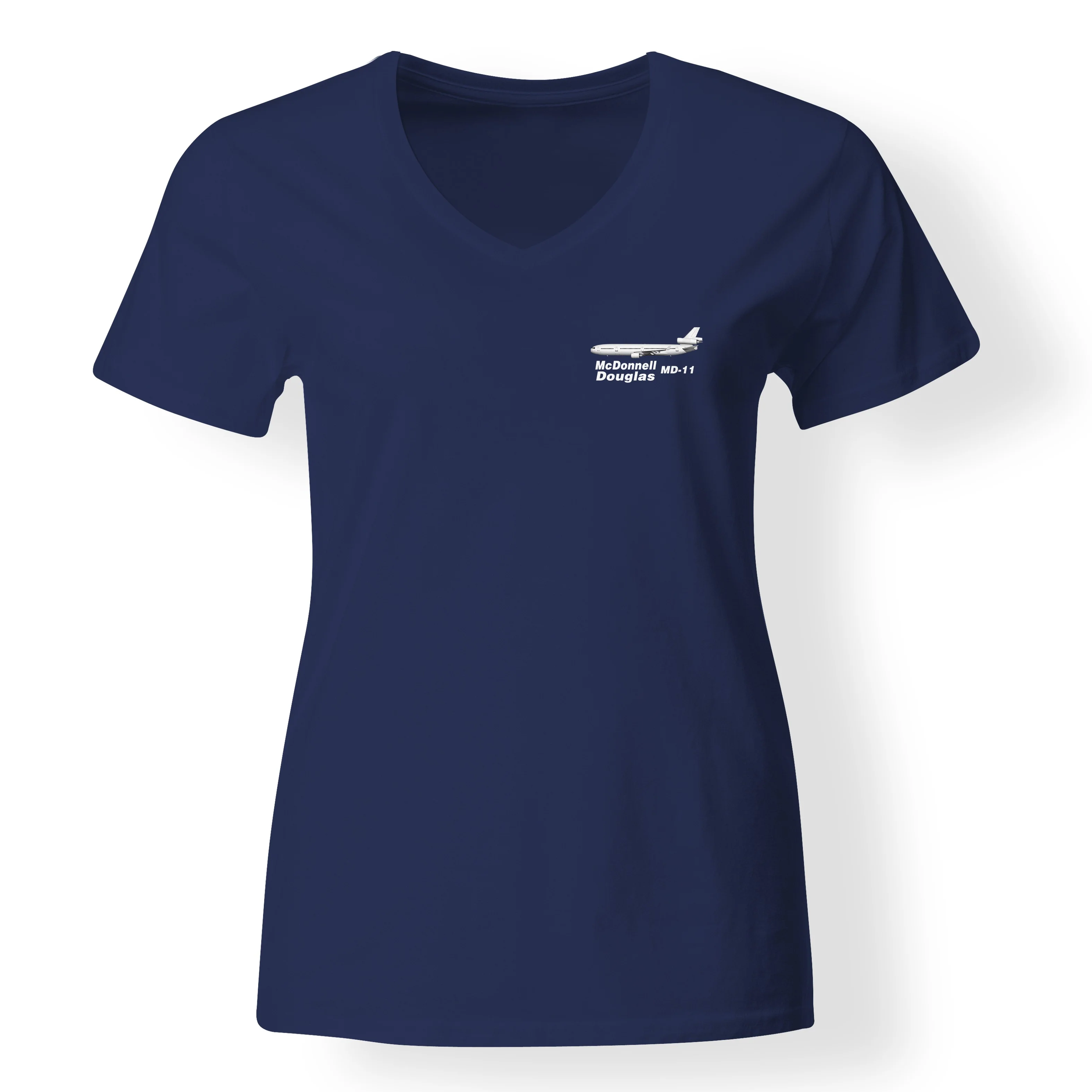 The McDonnell Douglas MD-11 Designed V-Neck T-Shirts - Image 12