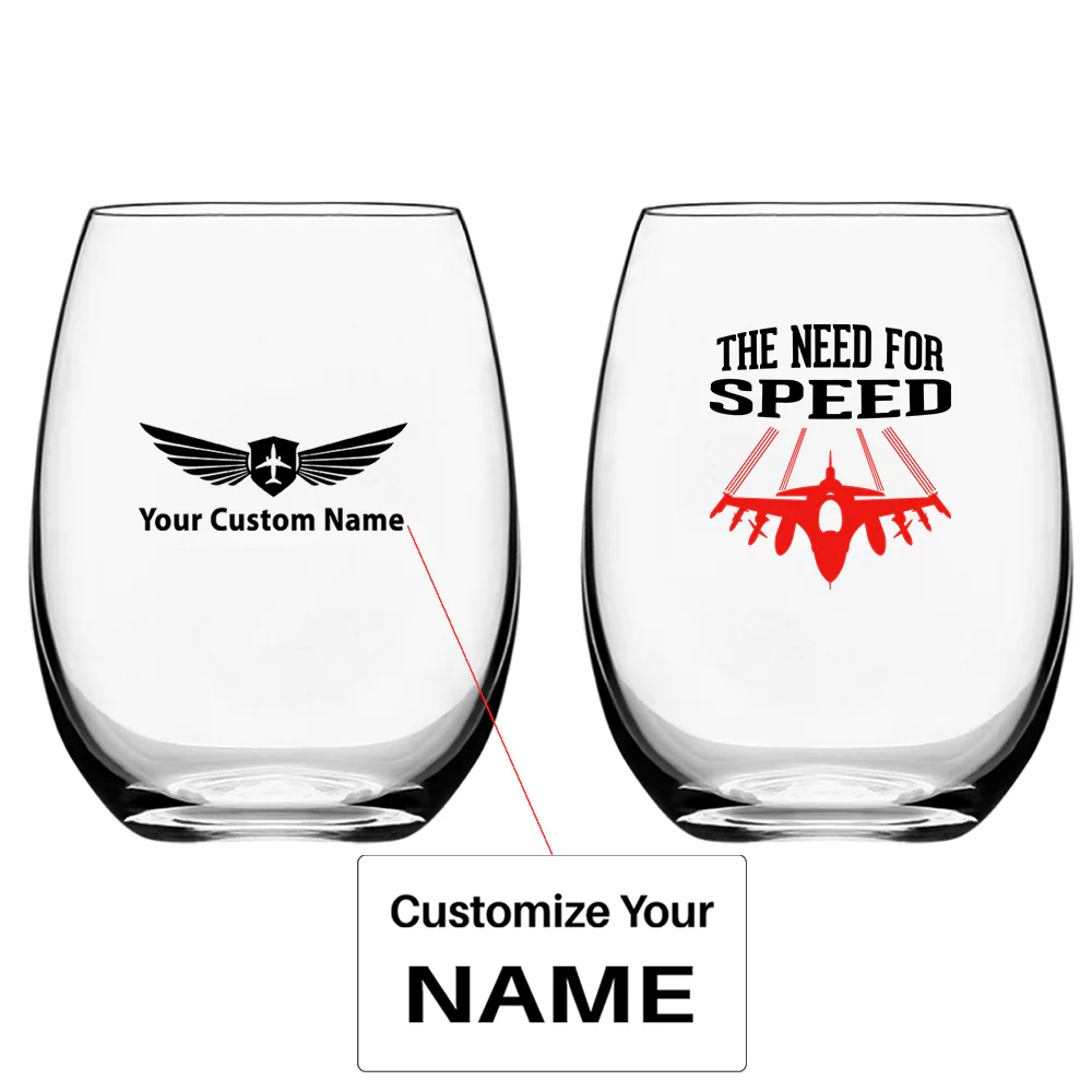 The Need For Speed Designed Water & Drink Glasses