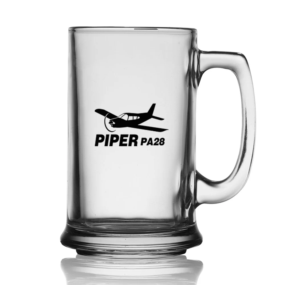 The Piper PA28 Designed Beer Glass with Holder - Image 2